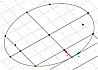 Thumbnail of Conjugate Diameters of an Ellipse applet